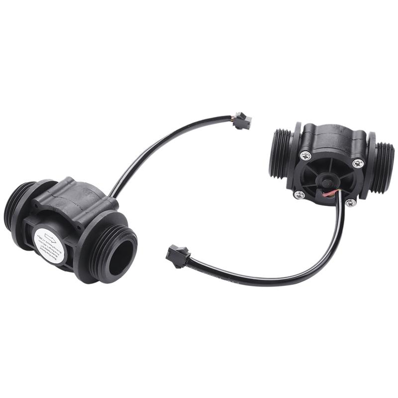 A96I-8PCS Water Flow Sensor Fuel Flow Meter Water Meter Sensor Flowmeter Water Sensor FS400A G1 DN25 1-60L/Min