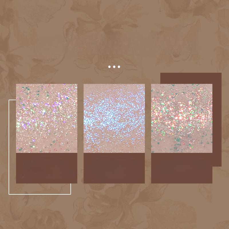 Υγρή Σκιά Ματιών Διαμαντένια Παγιέτα Περλέ Μεταξένια Σκιά Ματιών Λάμψης Ρετρό Υψηλής Έντασης