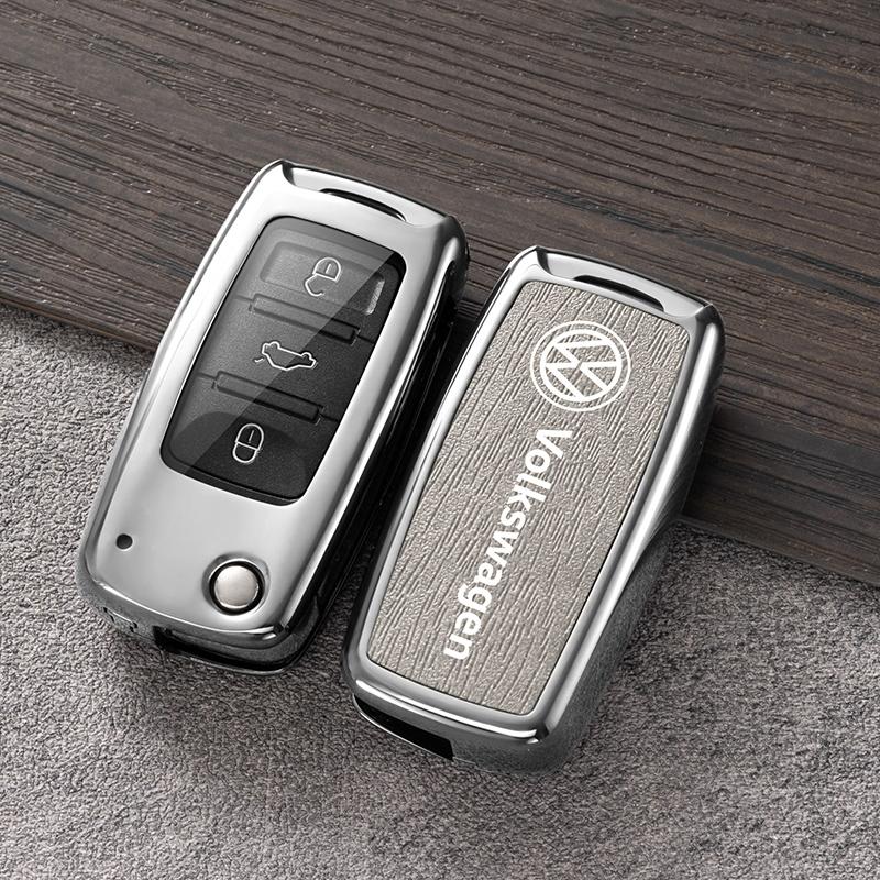 Pro VOLKSWAGEN VW Pouzdro na klíče od auta Kryt pro VW Volkswagen Polo Tiguan Passat B5 B6 B7 Golf 4 5 6 MK6 Jetta Beetle Eos Scirocco Up T