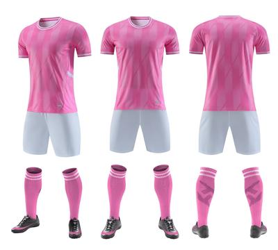 Soccer Uniform Set Men'S Printed Youth Student Football Team Uniform Training Wear Children Football Jersey