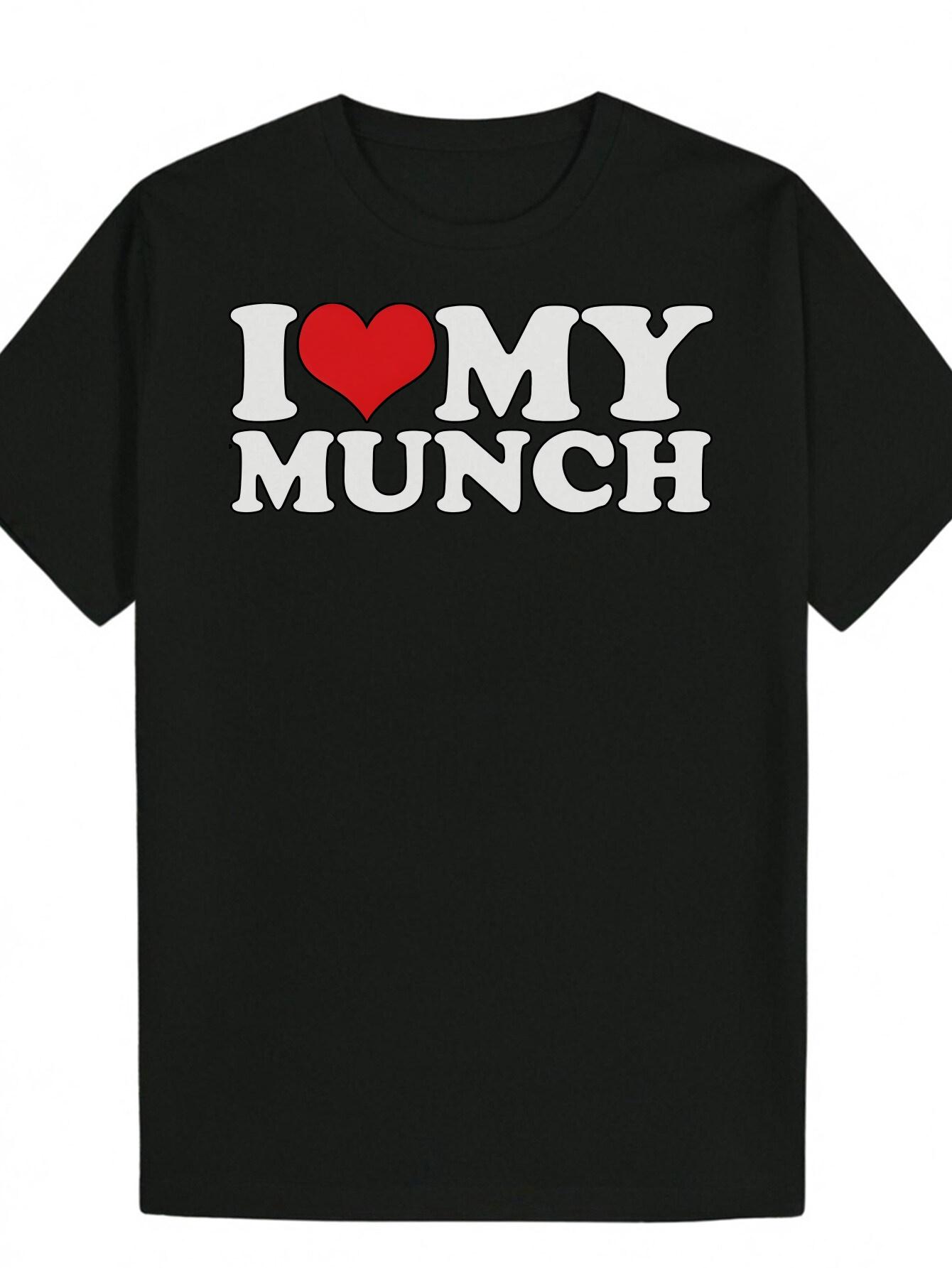 Round Neck Polyester (Polyester) Letter Print T-shirt XL