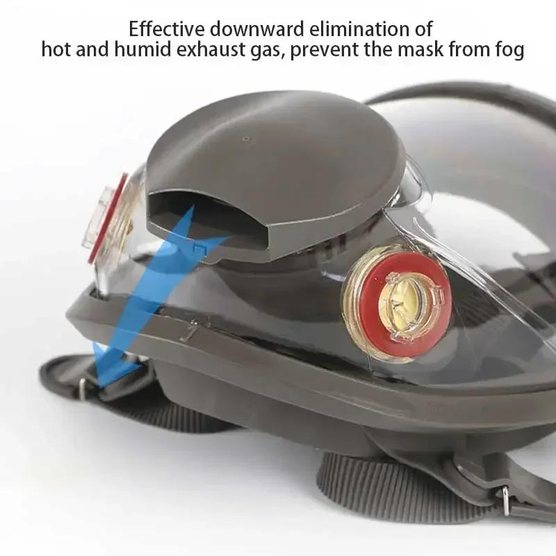 Anti-Fog 6800 Full Face  Respirator Sets Industrial Painting Spraying Respiration Safety Work Protective Respirador