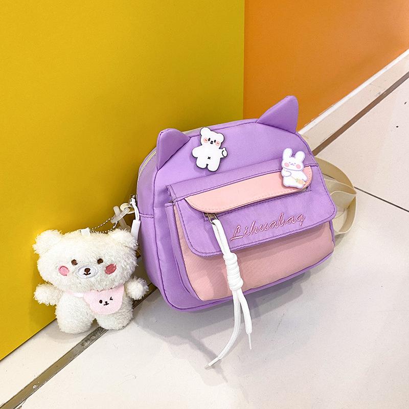 [3531 people collect] Girls bag 2025 new cute student girls big children small backpack children