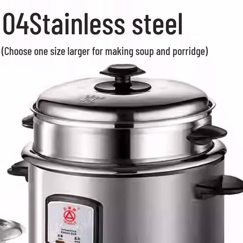 Triangle Brand 3L 304 Stainless Steel Non-Coated Rice Cooker CN plug (adapter included)