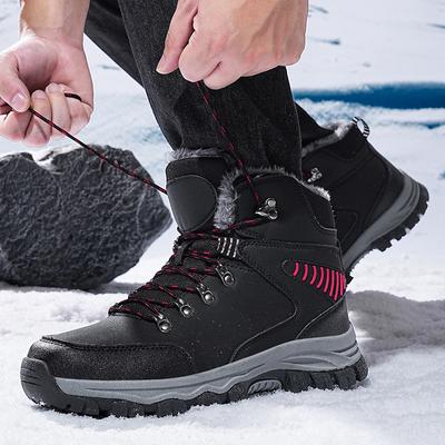 Fashion Men's Boots Outdoor Hiking Shoes Sneakers Men Winter Snow Boots Male Ankle Motorcycle Boots For Men Climbing Sneakers Man