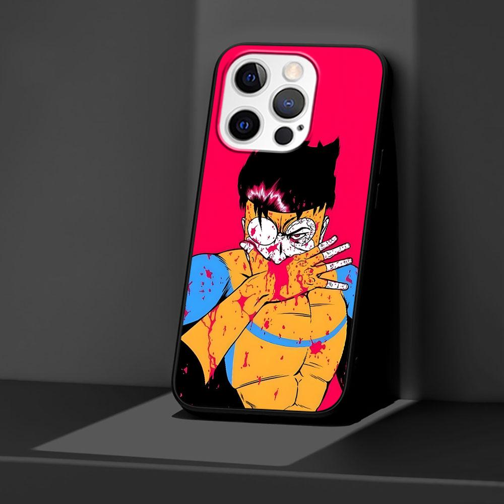 Invincible Comic Case for Apple iPhone 14 11 16 Plus X XS 13 12 Mini XR 15 Pro Max Silicone Black Soft Phone Cover