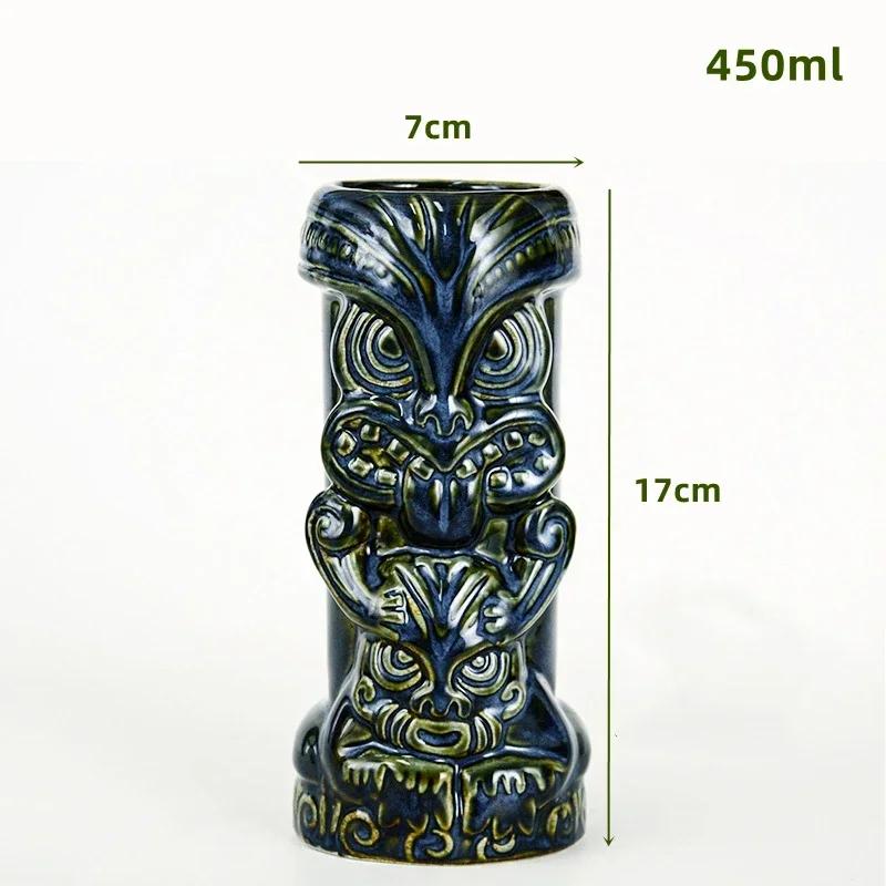 60 Types Ceramic Hawaii Tiki Mugs Creative Cocktail Glasses Beer Glass Martini Glasses Wine Glass Funny Cup Gift for Men