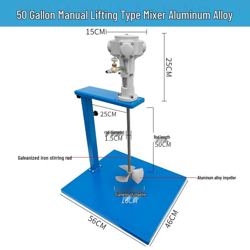 Pneumatic Lifting Stirrer