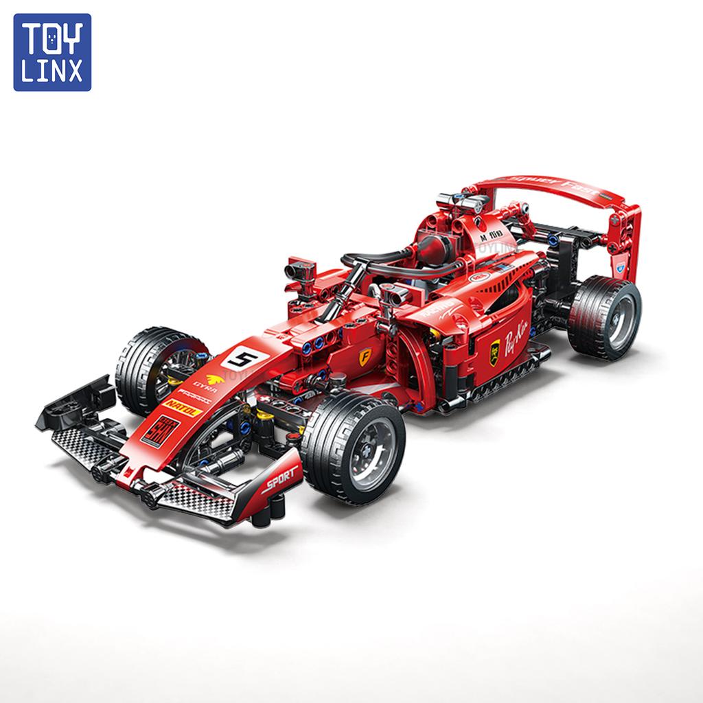 ToylinX F1 Rc Race Cars Building Sets MOC Remote Control Car Building Blocks Cool Collectible Model Car Kits Building Toys
