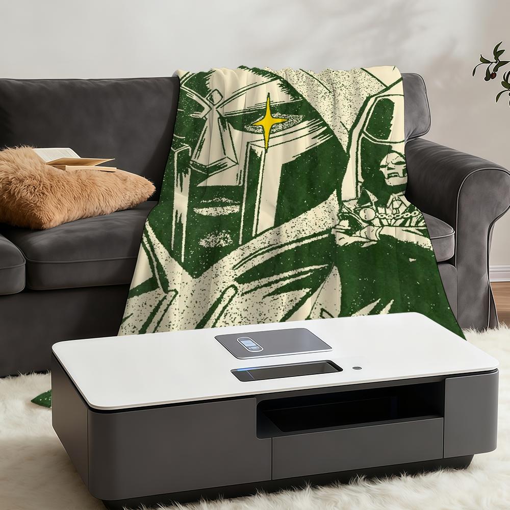 D-DOOMS-ES Blanket Throw M-MFS-ES Super American Cosy Plush Living Room Sofa Rapper Couch Childish Birthday Gifts