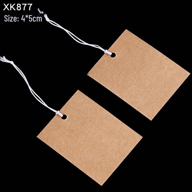 Price Tag Handwritten Jewelry Card