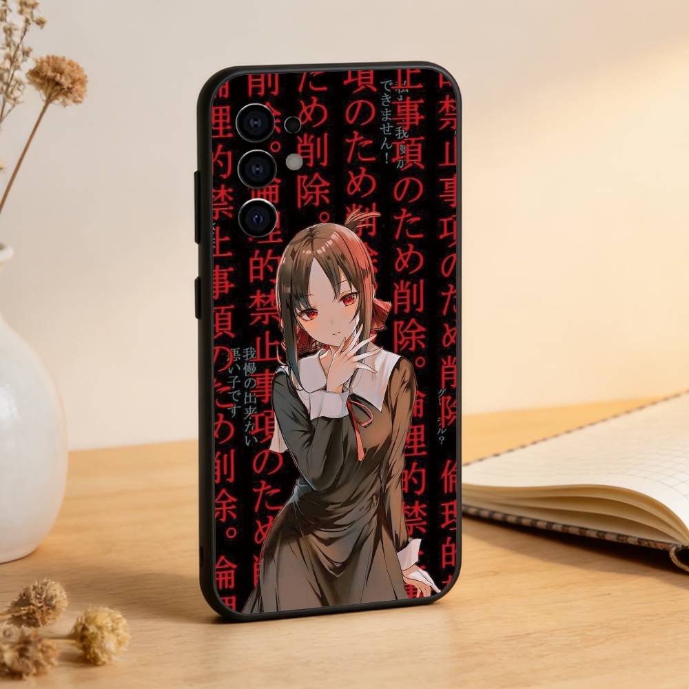 Kaguya Sama Love Is War Phone Case For Samsung S25,S24,S21,S22,S23,S30,Ultra,S20,Plus,Fe,Lite,Note,10,Black Cover