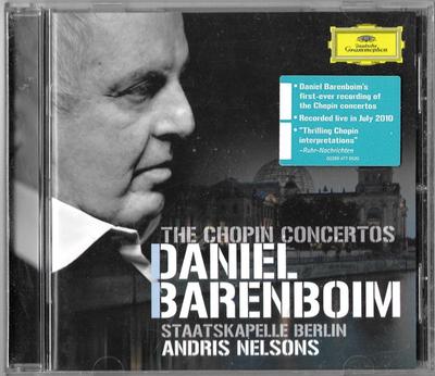 CD FRÉDÉRIC CHOPIN - DANIEL BARENBOIM, - The Chopin Concertos 4779520 Deutsche Grammo 2011 Europe Classical Used