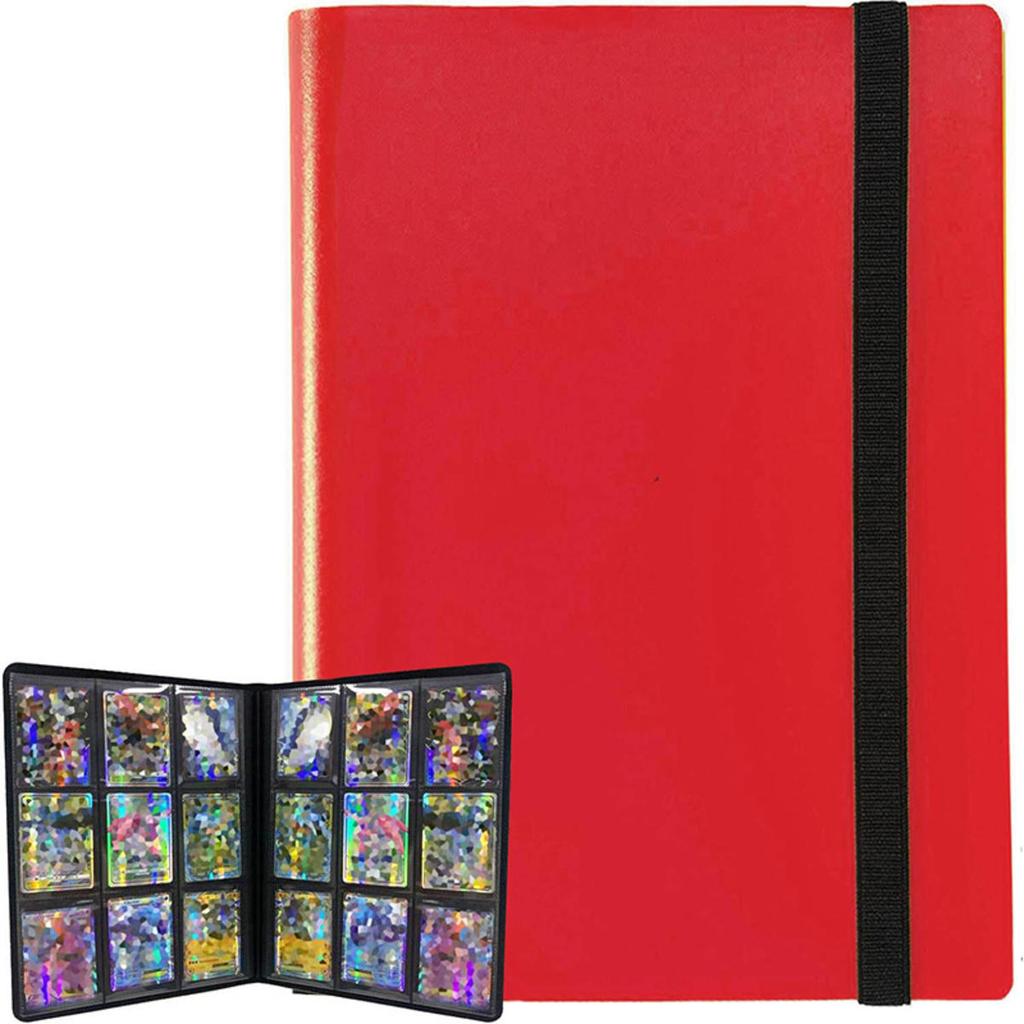 Collectible Card Binder Album 360 Card Holder Trading Card Binder Album Large-capacity Card Binder Notebook for Birthd