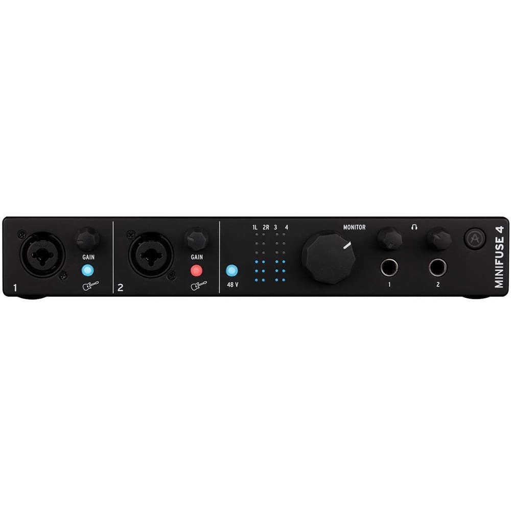 

ARTURIA Music production software included 4 in 4 out audio MIDI interface MiniFuse 4 black & чорний