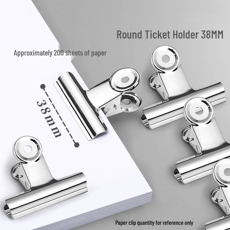 Stainless Steel Multifunctional Butterfly Clip for Drawing Boards and Files