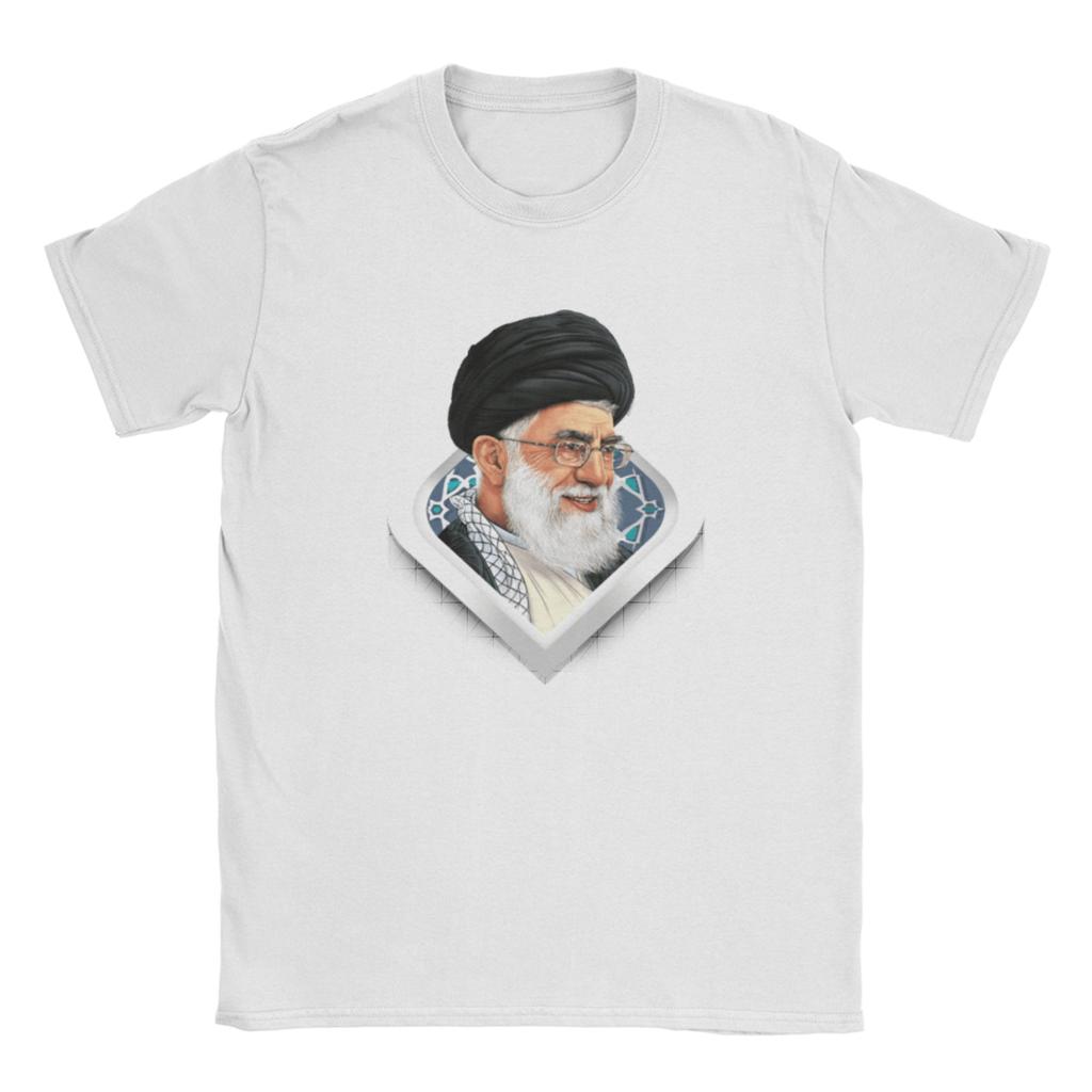 Casual TShirt Beach SSeyyed Ali KKhaUnisexei Hipster TShirts 100 Cotton Tshirt for Unisex Awesome Plus Size Short Sleeve Top Tees