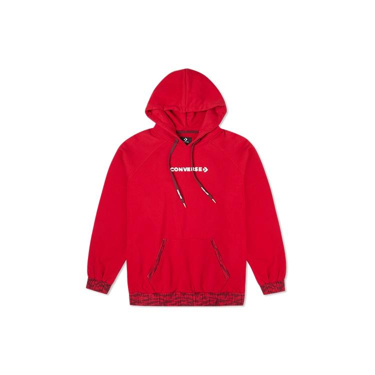 (WMNS) Converse New Year Series Tiger Stripes Hoodie Red Women s 10024158-A01 L