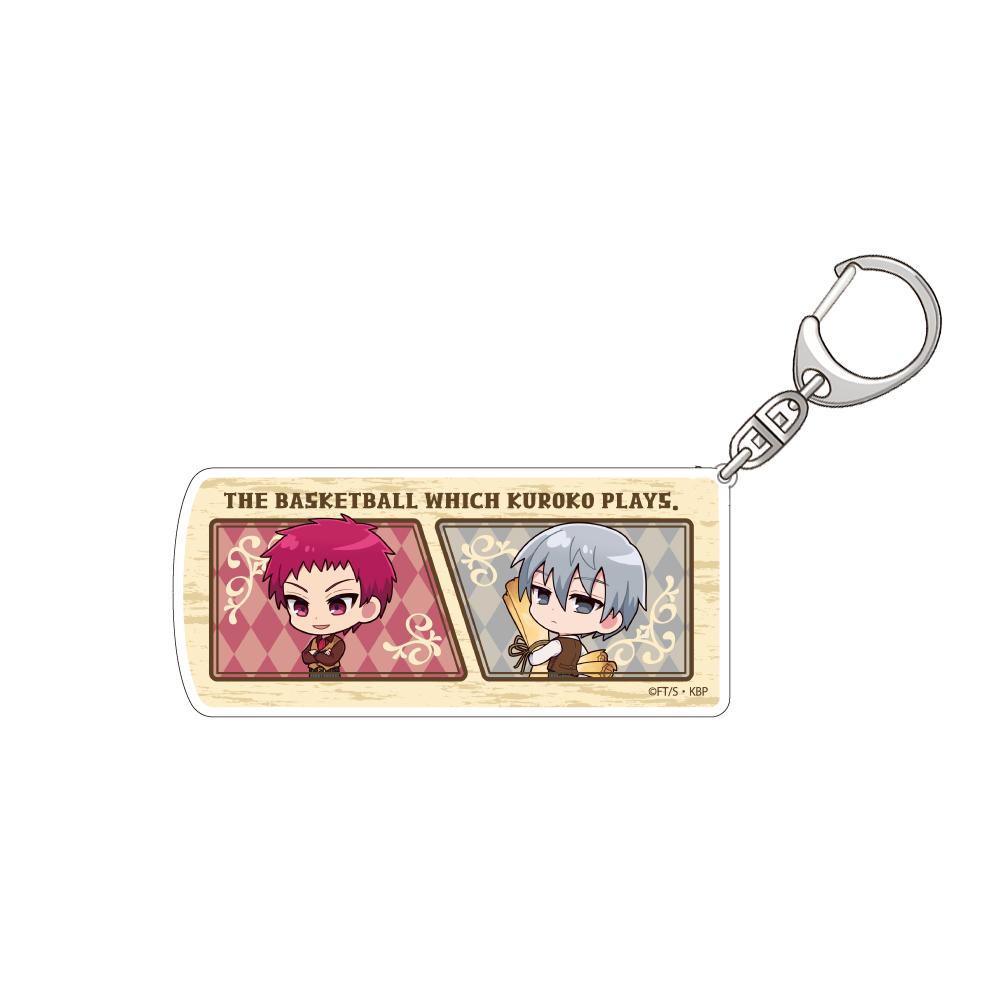 

Kuroko s Basketball Kuroko Tetsuya & Kagami Taiga Kise Ryouta & Aomine Daiki Midorima Shintaro Acrylic Keychain anime goods Gift 6 cm