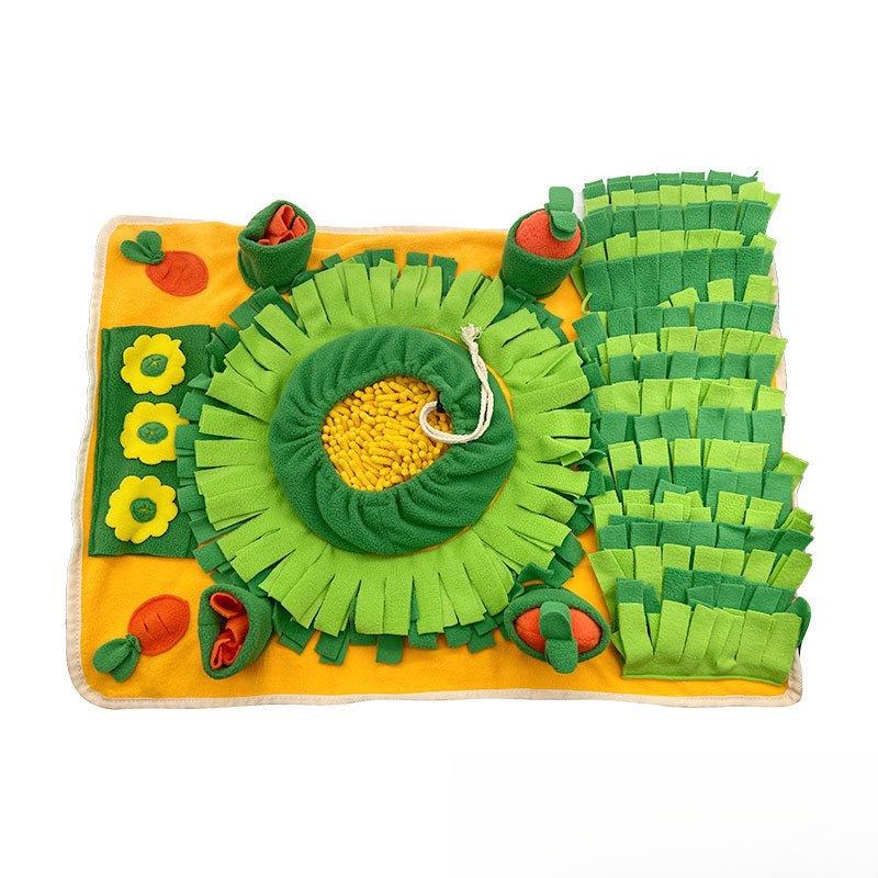 Pet Snuffle Mat: Dog & Cat Boredom Buster, Sniffing Toy, Energy Exertion, Slow Feeder, Enrichment Mat.