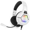 3.5mm Gaming Headset with  Directional Microphone, Over Ear Game Headset with RGB Lighting, Volume Control for Smartphone, Laptop, Desktop PC, Gami