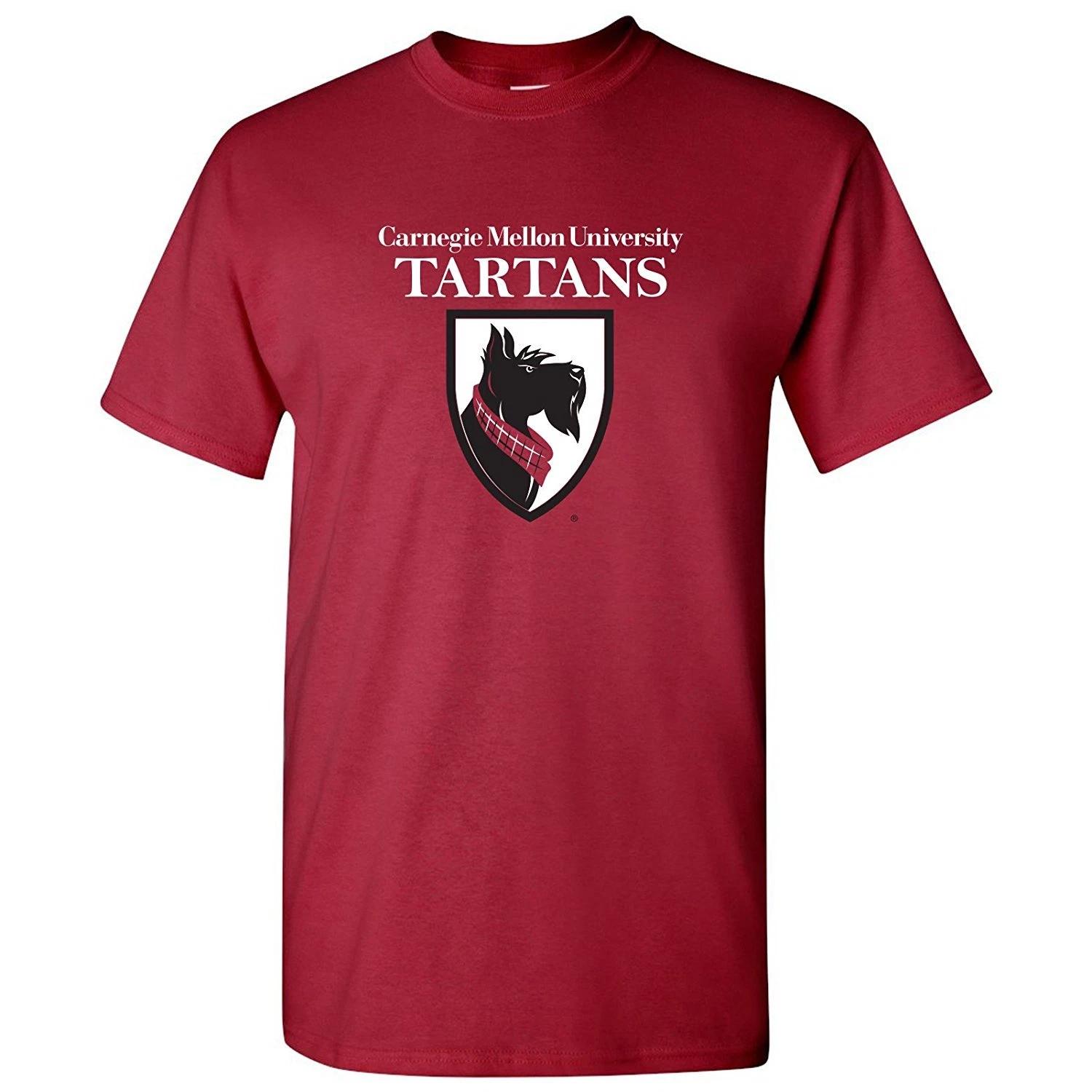 Carnegie Mellon University Primary Logo Mens T-Shirt Unisex Tee - Cardinal 2XL