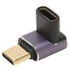 USB C Adaptér s pravým úhlem Samice na Samce 40Gbps PD240W Nabíjení 8K 60Hz Typ C 4.0 se středovým ohybem
