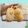 Adorable Plush Potato Keychain Cute Soft Stuffed Toy Charming Backpack Charm