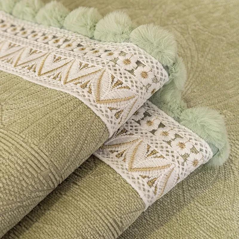 Žinylkový potah na pohovku Plyšový míč Potah na pohovku Four Seasons Living Room Univerzální domácí potah na pohovku Polštář Krémový Vítr Pohovka Polštář