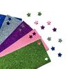 Gold Glitter Five-Pointed Star Foam Stickers for Kindergarten - Small EVA Geometric Shapes