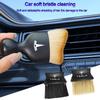 Auto Logo Schoonmaken Zachte Borstel Tool Auto Interieur Stofverwijdering Accessoires Voor Model 3 Y S X Cybertruck Speelgoed Roadster Spoel