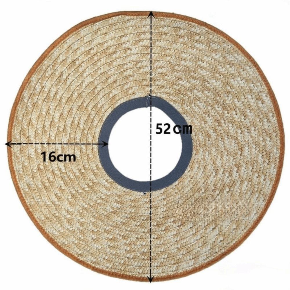 Large Brim Construction Safety Hats Brim Breathable Sun Protection Sunshade Work Straw Caps Neck Protect Hard Hat Sun Shade