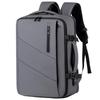 Li Shen Men's Expandable Business Laptop Backpack with USB Port