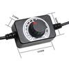 1pc Dimmer Speed Control Switch Cable Controller Cable For DC5V~24V Powered LED Lights Fans Blowers Accessories