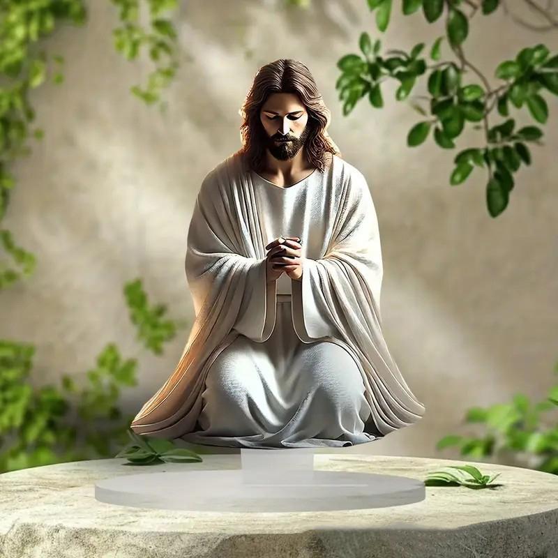 

2026 Новий Різдвяний Вертеп Сцена Народження Ісуса Різдвяча Настільна Центральна Композиція Аксесуар 2D Плоский Акрил Для Домашнього Офісного Декору Вечірня Прикраса 20*18*2