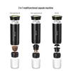 Portable Electric Capsule Coffee Maker - Pump-Action, Multifunctional, 3-in-1 for American & Italian Style