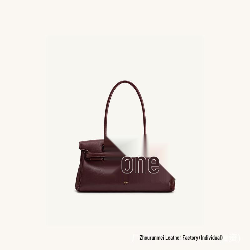 JWPEI Yara Genuine Leather Baguette Shoulder Bag - 2025 New Design for Women
