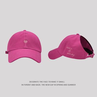 Women's Summer 2024 Ponytail Sun Hat: Open-Top Baseball Cap for Outdoor Sun Protection