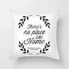 Office Sofa Car Cushion Cover Cartoon Black and White Simple Line Printing Luxury Home Decoration Pillow Cover
