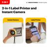 Kodak Memo Shot ERA Toy Camera Photo Label Printer with 1 White & Roll,