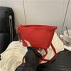 Nischen-Litschi-Muster Eimerbeutel Damen Neu Senmeng Einzel Schulter Schrägband Damen Tasche Trendige Mode Handy Tasche