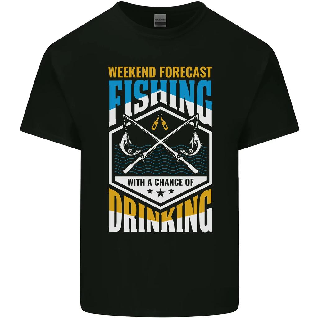 Weekend Fishing Funny Alcohol Beer Kids T-Shirt Childrens