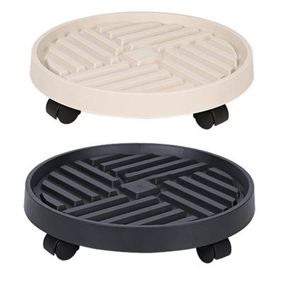 Plant Mover Holder With Locking Casters Plastic Base for Indoor Outdoor Gardening Use Easy Assembly Heavy Load Stability