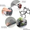 Cat Scat Mat 12Pcs Cat Scat Mat With Spikes Outdoor Outdoor Garden Fence Animal Barrier Cat Repellents Indoor Furniture Cat Scat