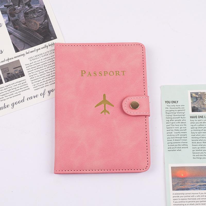 New PU Passport Holder Ticket Passport Covers Travel Passport Protective Cover ID Credit Card Holder Travel Accessories