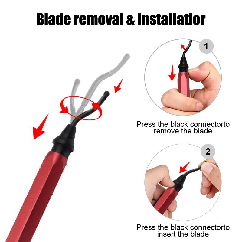 High Carbon Steel Handheld Trimming Knife Deburring Tool Edge Chamfer Scraper for 3D Printing Part Post Processing