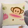 Classic Trend PPaul FFrank Cushion Cover Natural Linen Organic Fabric DoubleSided Printing Sofa Home Decor Gift Pillow Case
