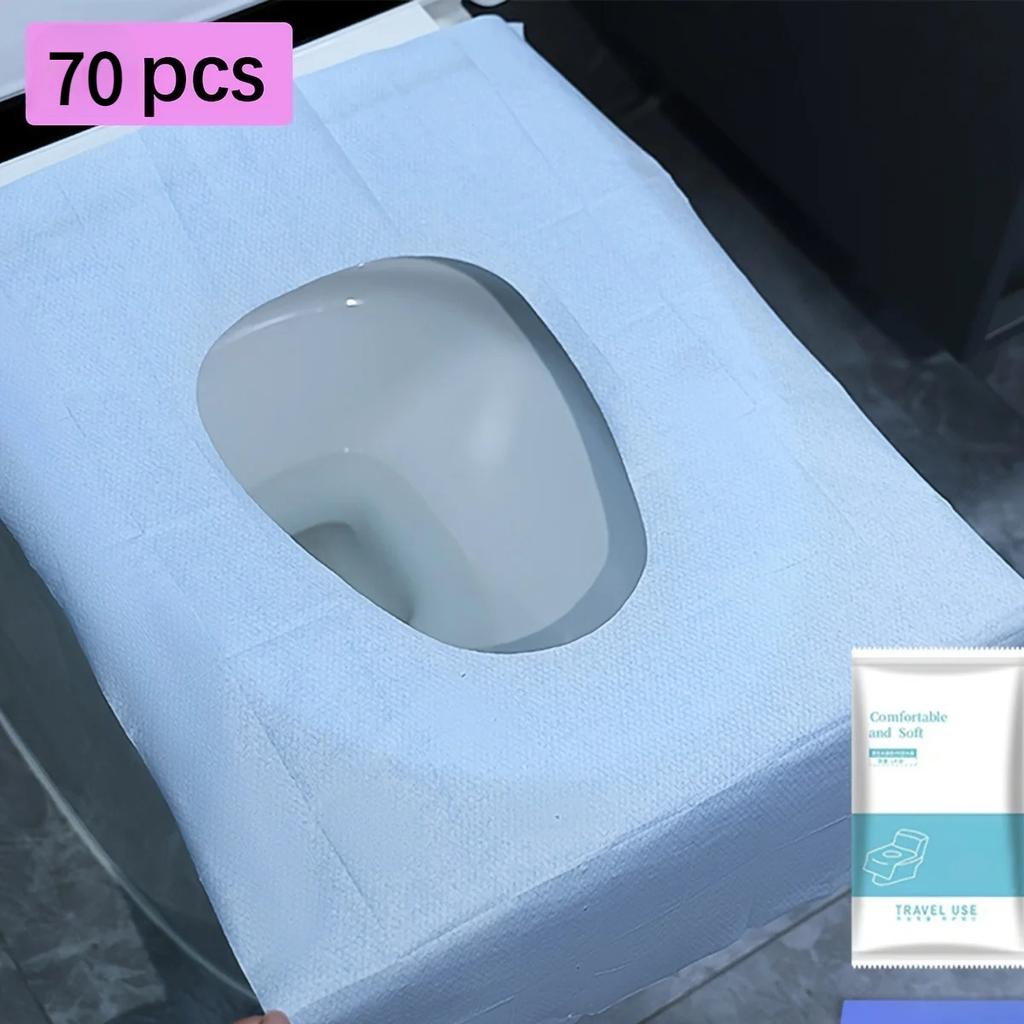70/40/10Pcs Disposable Toilet Seat Covers for Travel Public Bathrooms Airplane Hygiene Universal Fit All Ages Potty Training