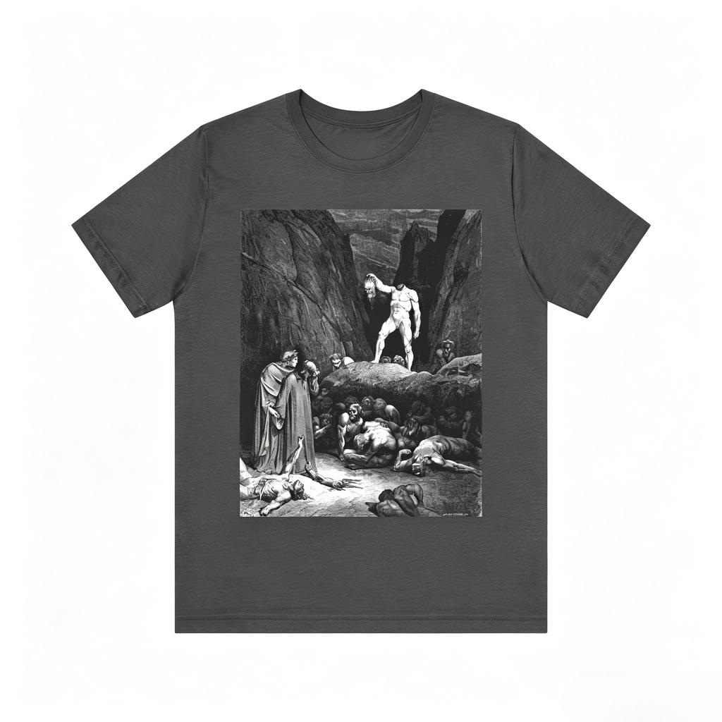 Dantes Hellshirt Berran De Bern Gustave Dore Tshirt Bookworm Tshirt Classic Literary Gothic Tshirt For Unisex And Unisex