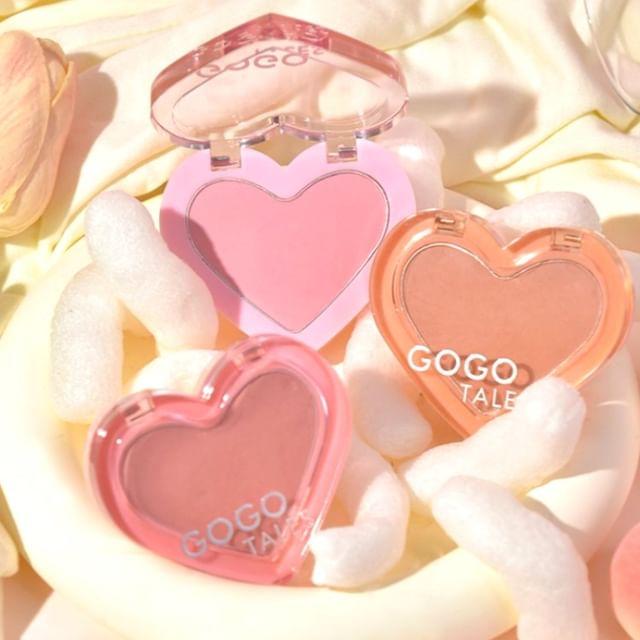GOGO TALES - Румяна Сердечная Любовь - 3 Цвета (1-3) G01 Macaroon - 3.2g